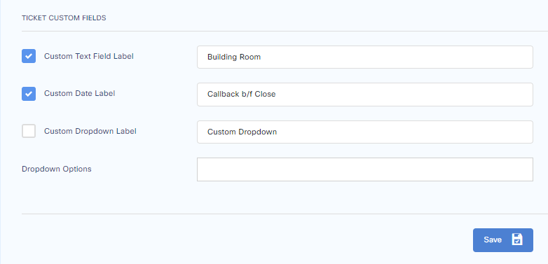 Custom Fields | TIKTING® Documentation