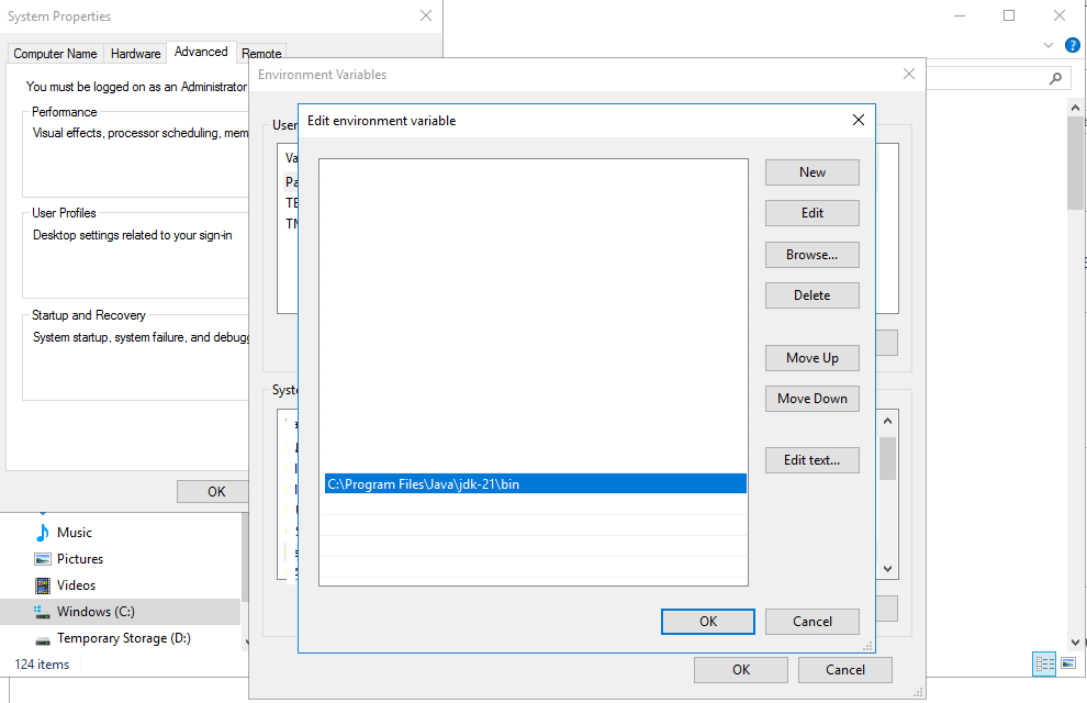 Update Java Path